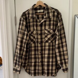 Buck Mason Craftsman Flannel 2 Pocket Station Shirt - Mesquite Plaid